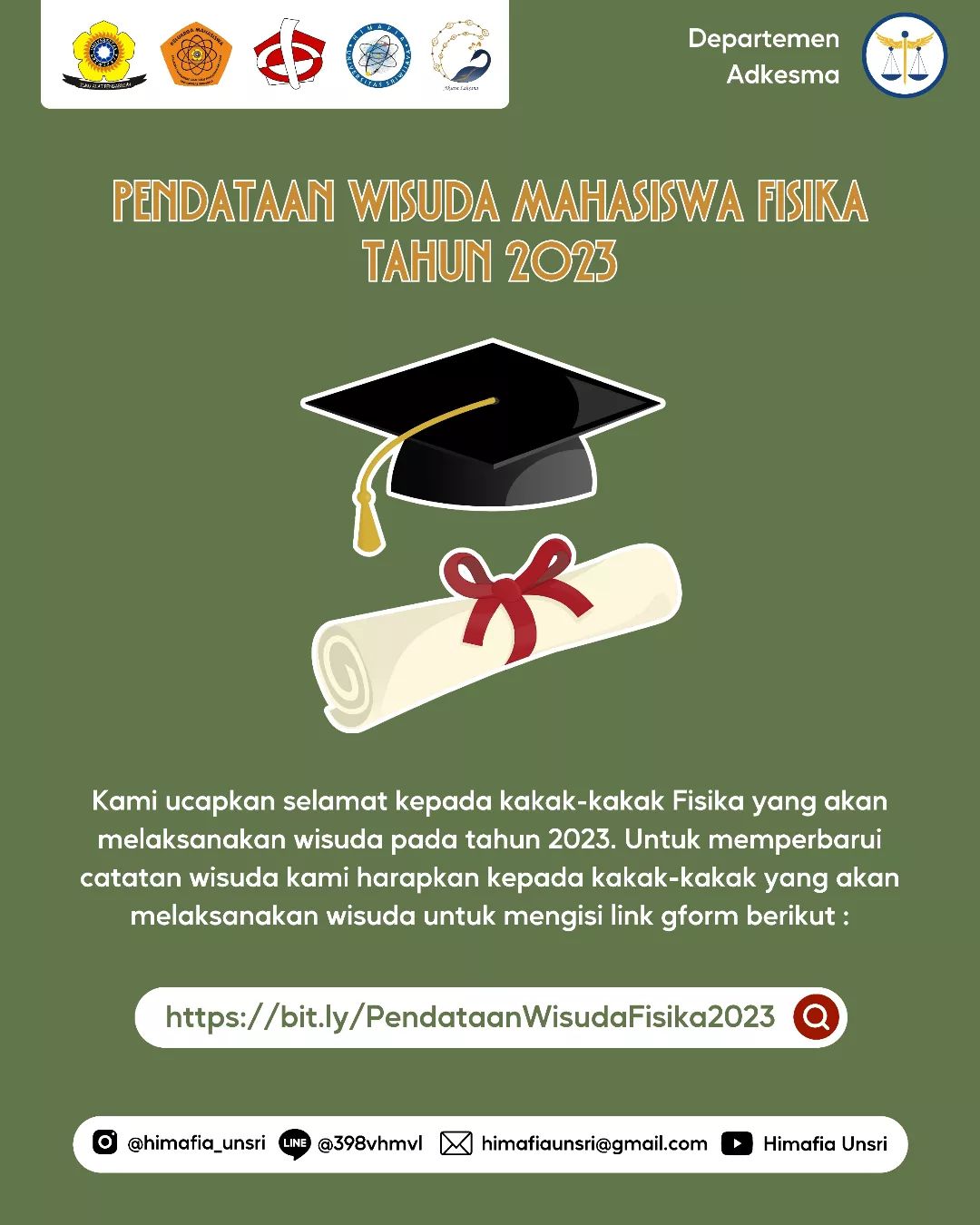 [Sekilas Info Adkesma#14: Pendataan Wisuda]